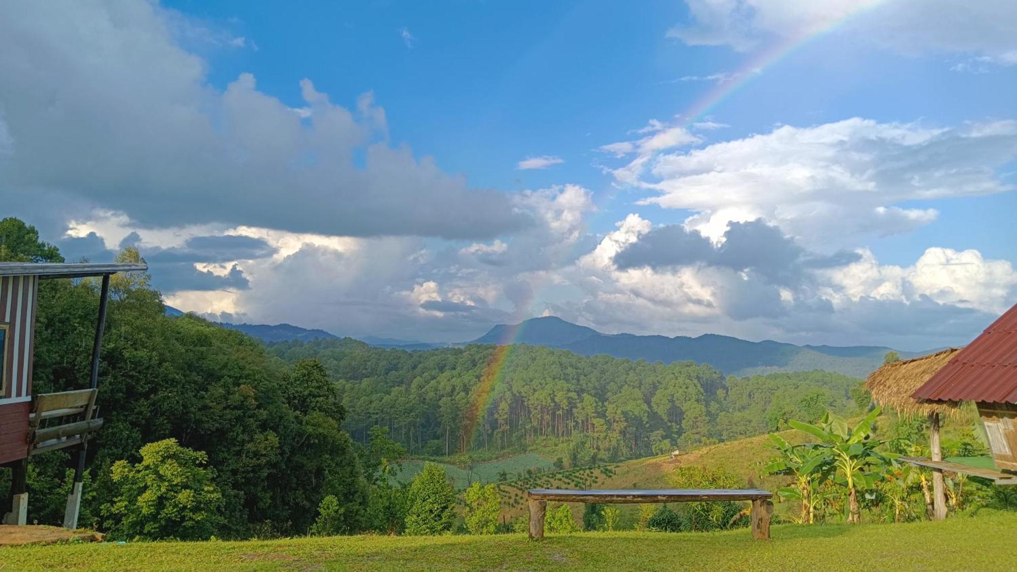 ไร่นิธิสุนทร Nithisoonthon Farmstay Mae Hong Son Eksteriør billede